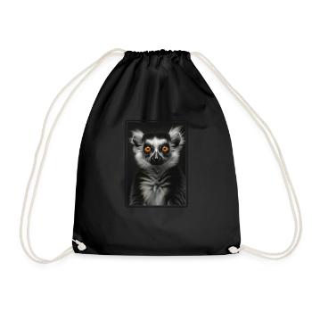Lémuren Lémuriens Lémurien - Sac de sport léger - noir - Devant