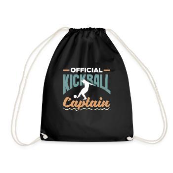 Légende du joueur de kickball - Sac de sport léger - noir - Devant
