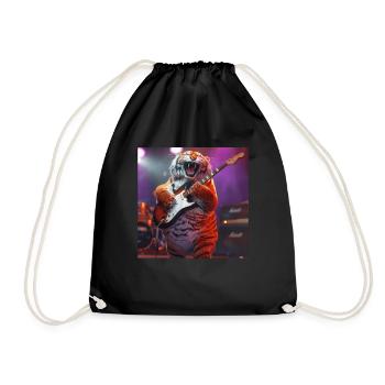 Tigre - Sac de sport léger - noir - Devant