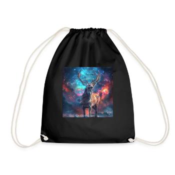 Chevreuil - Sac de sport léger - noir - Devant