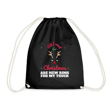 Overlanding Accessories, Overlanding Gear, Offroad - Drawstring Bag - black - Front