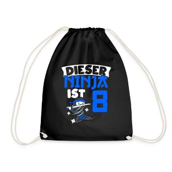 Cette ceinture ninja 8 anniversaire Ninja Ninja L - Sac de sport léger - noir - Devant