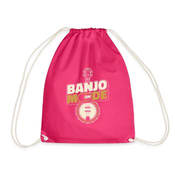 Banjo - Drawstring Bag - fuchsia - Front