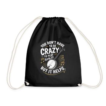 Banjo - Drawstring Bag - black - Front