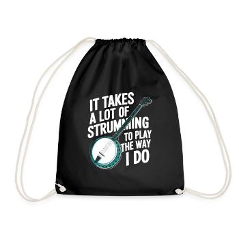 Banjo - Drawstring Bag - black - Front