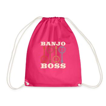 Banjo - Drawstring Bag - fuchsia - Front