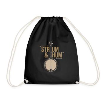 Banjo - Drawstring Bag - black - Front