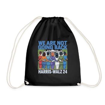 Nous ne reviendrons pas en arrière Harris-Walz 2024 Politique - Sac de sport léger - noir - Devant