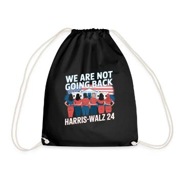 Nous ne reviendrons pas en arrière Harris-Walz 2024 Politique - Sac de sport léger - noir - Devant