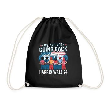 Nous ne reviendrons pas en arrière Harris-Walz 2024 Politique - Sac de sport léger - noir - Devant