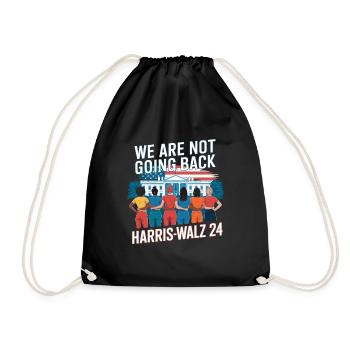 Nous ne reviendrons pas en arrière Harris-Walz 2024 Politique - Sac de sport léger - noir - Devant