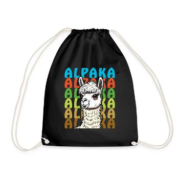 ALPAKA - Turnbeutel - Schwarz - Vorne