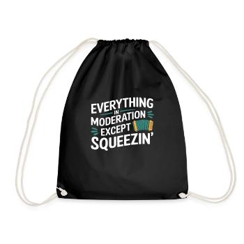 Accordéon - Sac de sport léger - noir - Devant