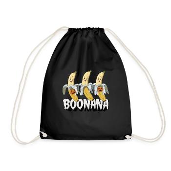 Halloween Boonana Halloween Geist - Turnbeutel - Schwarz - Vorne