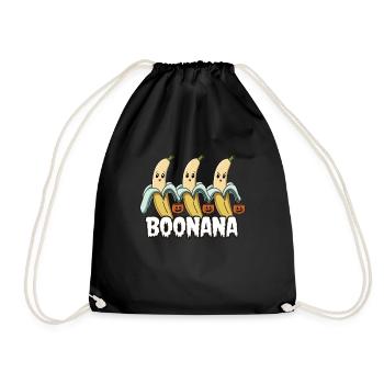 Halloween Boonana Halloween Geist - Turnbeutel - Schwarz - Vorne