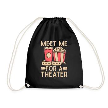 Théâtre musical Retrouvez-moi pour une scénographie théâtrale - Sac de sport léger - noir - Devant