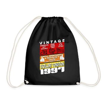 28 ans Millésime 1997 femme & homme Anniversaire - Sac de sport léger - noir - Devant
