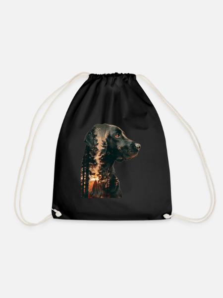 Labrador Retriever - Turnbeutel - Schwarz