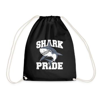 Shark Pride - Biologiste amoureux de la faune et de la mer - Sac de sport léger - noir - Devant