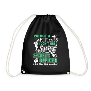 Security Officer I'm A Security Officer - Drawstring Bag - black - Front
