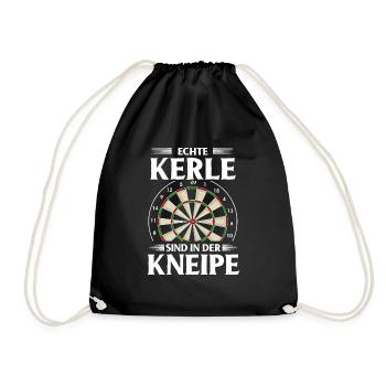 Cadeau de fléchettes Jeu de fléchettes Bullseye - Sac de sport léger - noir - Devant