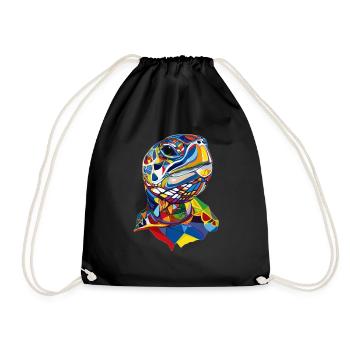 Tortue - Sac de sport léger - noir - Devant