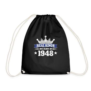 Cadeau d’anniversaire 1948 Millésime 1948 - Sac de sport léger - noir - Devant