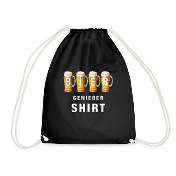 CHEMISE DE CONNAISSEUR DE BIÈRE - Sac de sport léger - noir - Devant