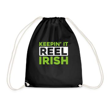 Irish Dance Irischer Tanz - Drawstring Bag - black - Front