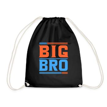 BIG BRO - Drawstring Bag - black - Front