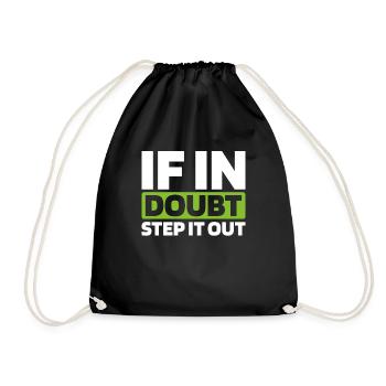 Irish Dance Irischer Tanz - Drawstring Bag - black - Front