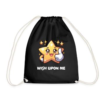 Vœu sur moi - Sac de sport léger - noir - Devant