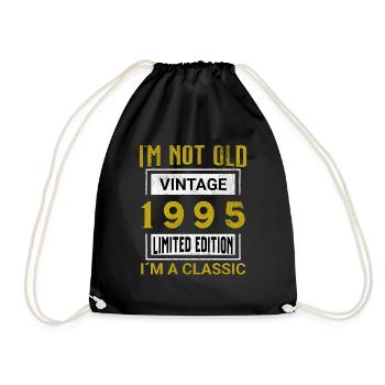 Birthday 30 years old I`m not old I´m classic - Turnbeutel - Schwarz - Vorne