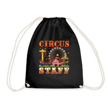 Circus - Drawstring Bag - black - Front