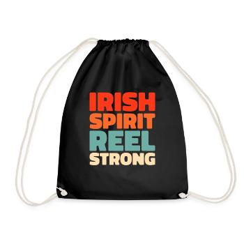Irish Dance Irischer Tanz - Drawstring Bag - black - Front