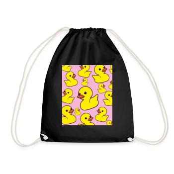 Canards violets - Sac de sport léger - noir - Devant