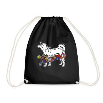 Akita Akita Mama - Drawstring Bag - black - Front