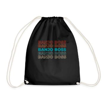 Banjo - Drawstring Bag - black - Front