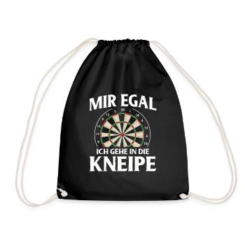 Cadeau de fléchettes Jeu de fléchettes Bullseye - Sac de sport léger - noir - Devant