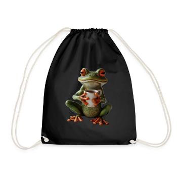 Grenouille - Sac de sport léger - noir - Devant