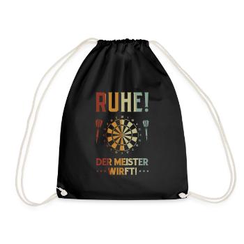 Cadeau de fléchettes Jeu de fléchettes Bullseye - Sac de sport léger - noir - Devant
