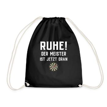 Cadeau de fléchettes Jeu de fléchettes Bullseye - Sac de sport léger - noir - Devant