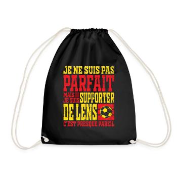 Lens Fan Design - Turnbeutel - Schwarz - Vorne