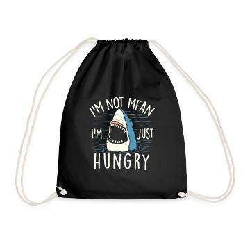 Je ne veux pas dire que j’ai juste faim - Shark Lover Ocean - Sac de sport léger - noir - Devant
