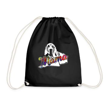 Bloodhound Bloodhound Mama - Drawstring Bag - black - Front