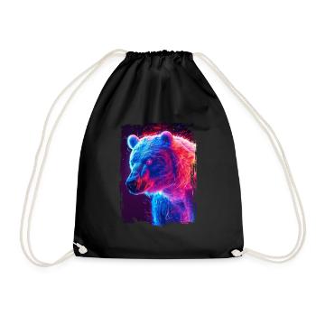 Carry - Drawstring Bag - black - Front