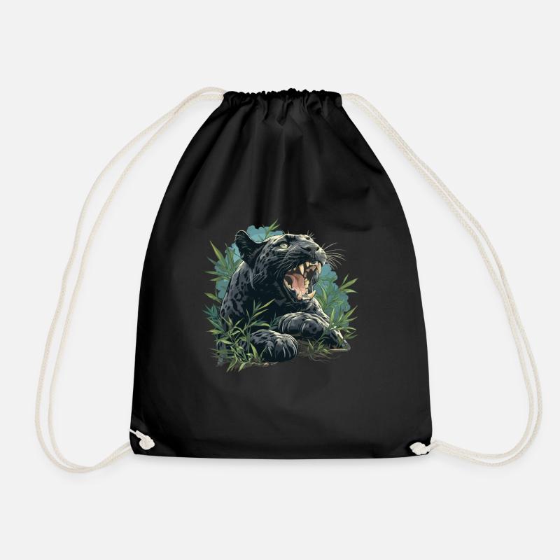 Panthers Panther - Drawstring Bag - black