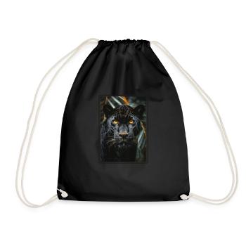 Panthers Panther - Turnbeutel - Schwarz - Vorne