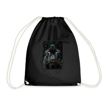 Panthers Panther - Turnbeutel - Schwarz - Vorne