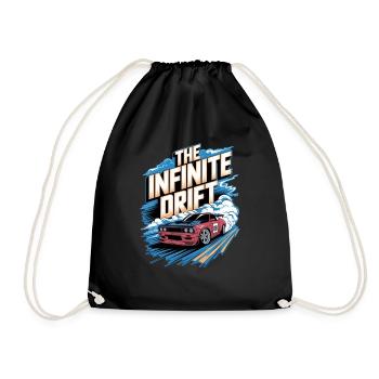 Infinite Drift - Autorennen - Turnbeutel - Schwarz - Vorne
